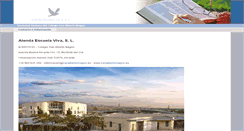 Desktop Screenshot of alendaescuelaviva.com